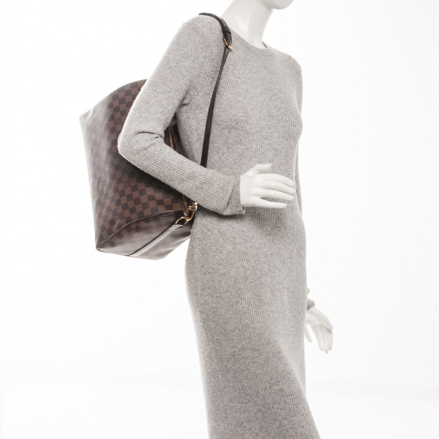 Louis Vuitton Damier Ebene Speedy Bandouliere 35 2 of 8