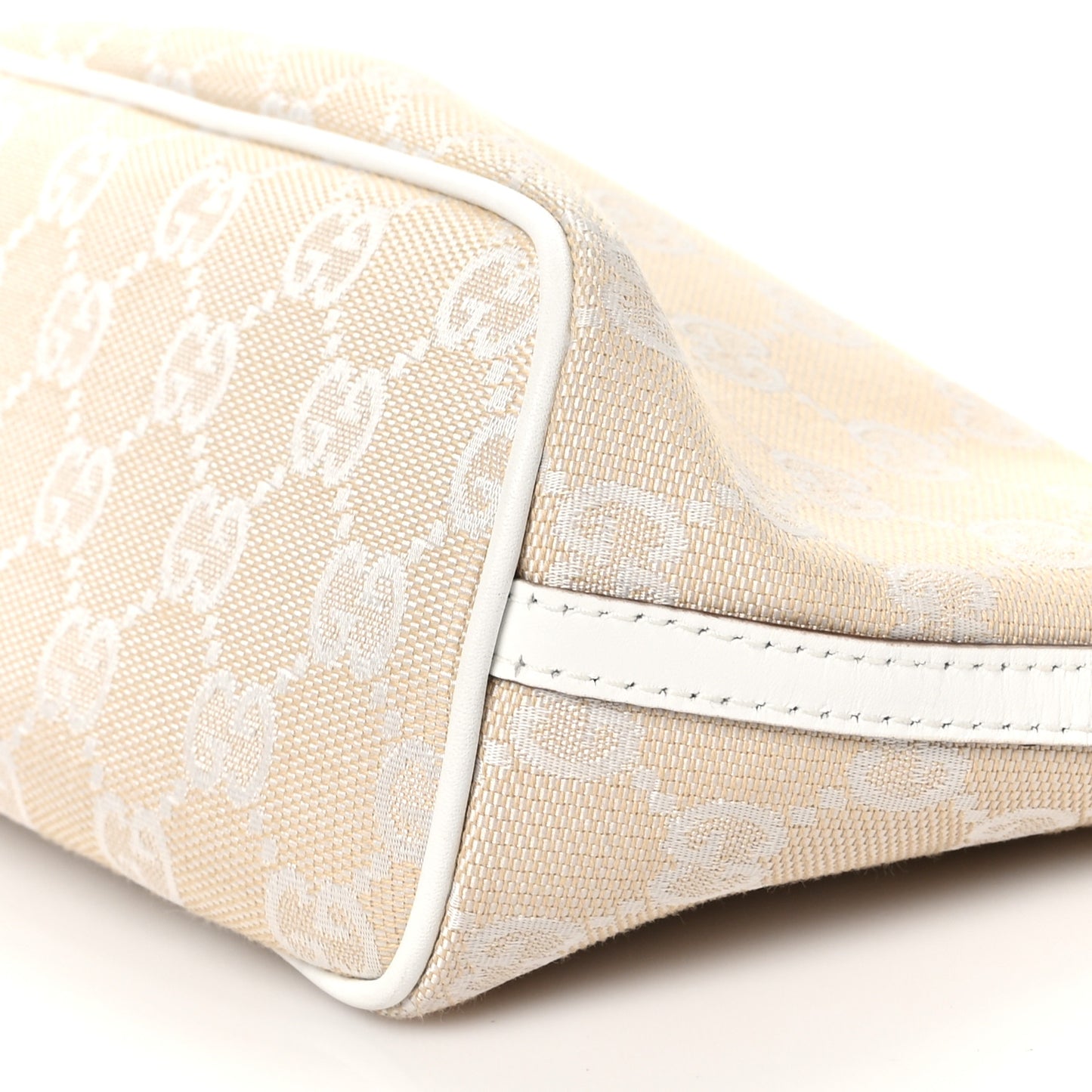 Monogram Boat Pochette White