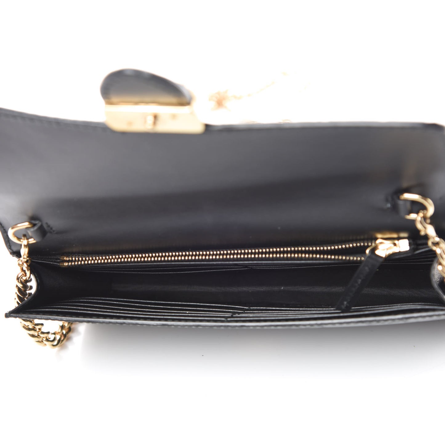 Guccissima Icon Chain Wallet Black