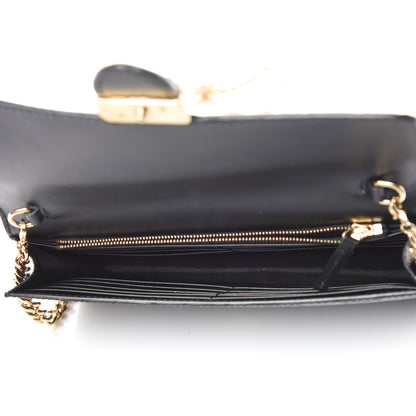 Gucci Guccissima Icon Chain Wallet Black 5 of 9