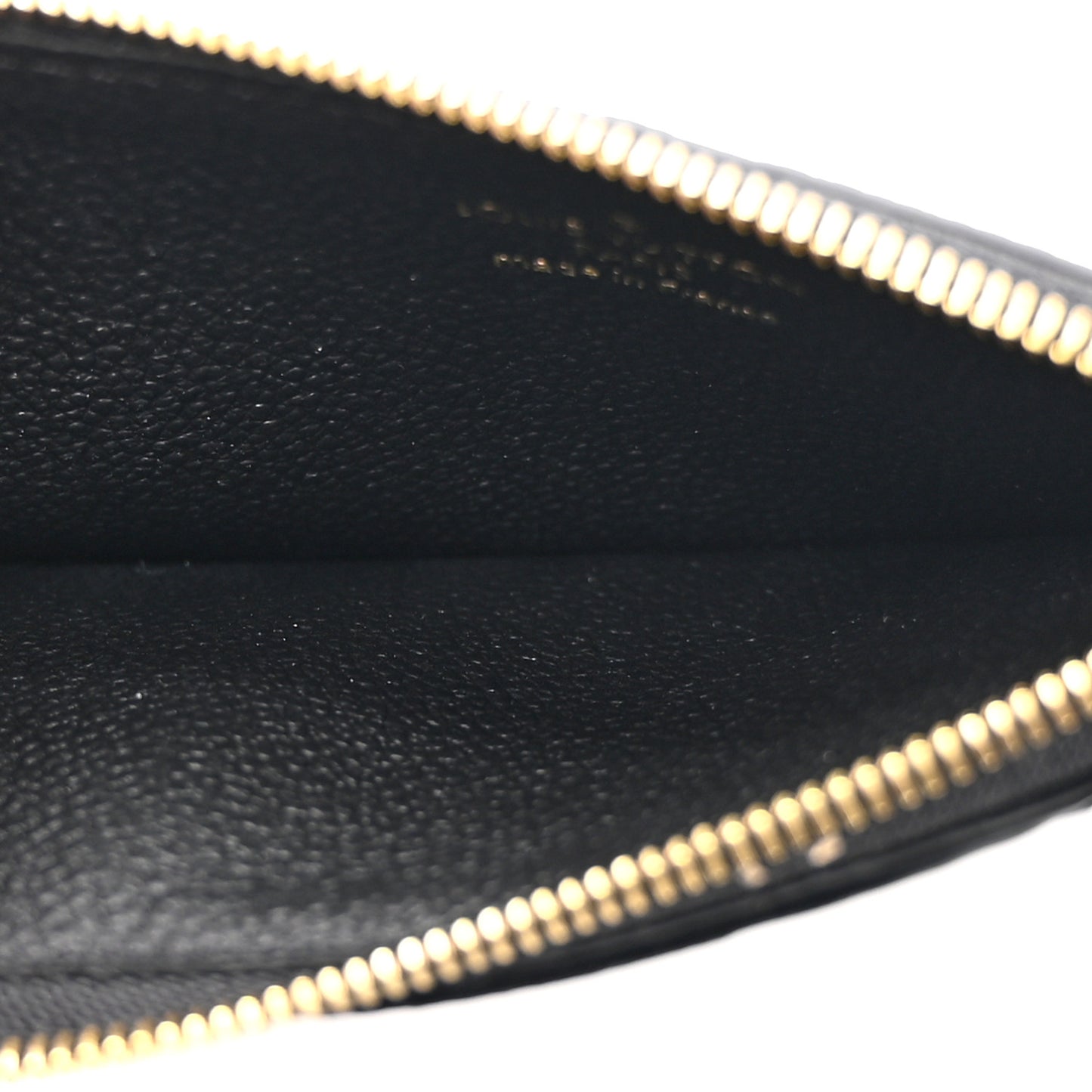 Empreinte Monogram Zipped Romy Card Holder Black
