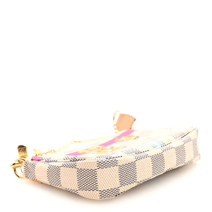 Louis Vuitton Damier Azur Summer Trunks Newport Beach Mini Pochette Accessories 4 of 10