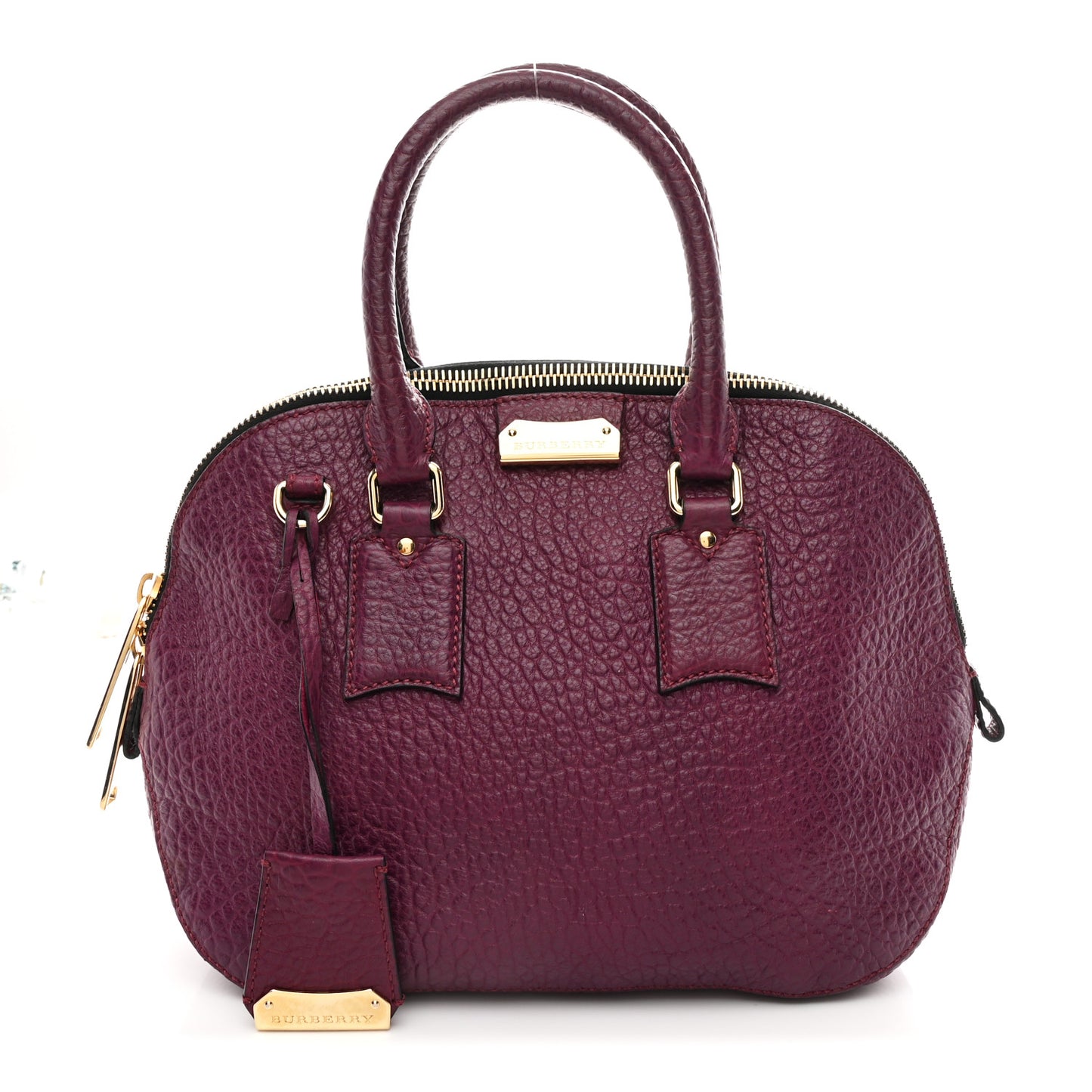 Heritage Grain Small Orchard Bowling Bag Damson Magenta