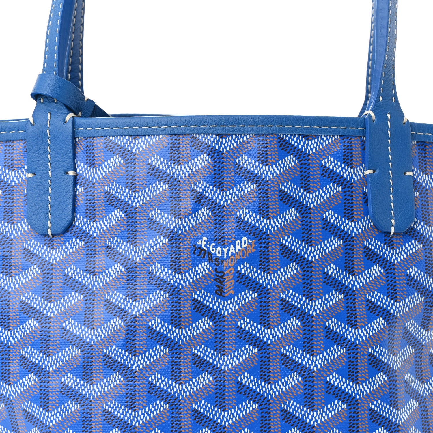 Goyard Goyardine Reversible Mini Anjou Sky Blue 14 of 19