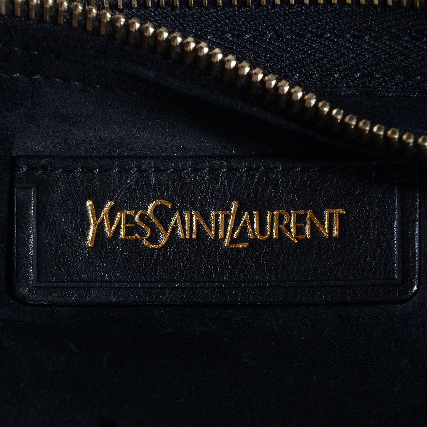 Saint Laurent Calfskin Suede Studded Medium Muse Two Black 6 of 10