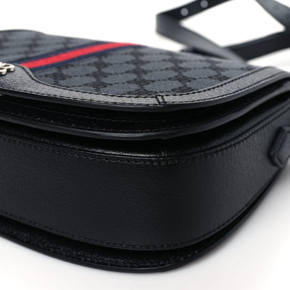 Gucci X BALENCIAGA BB Supreme Monogram Web Ophidia Shoulder Bag Black 10 of 10
