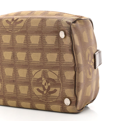 Chanel Nylon Travel Cosmetic Case Brown 10 of 10