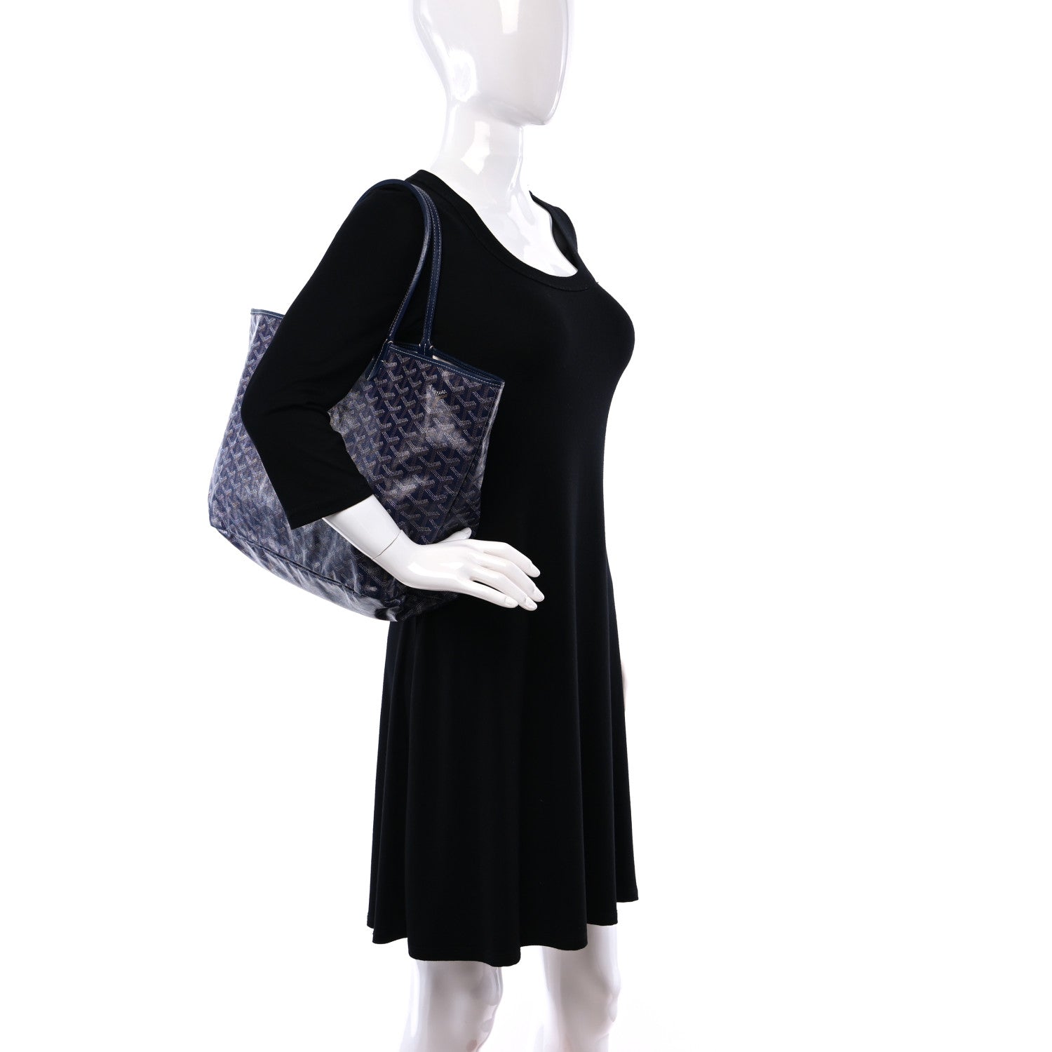 Goyard Goyardine Saint Louis PM Navy 2 of 11