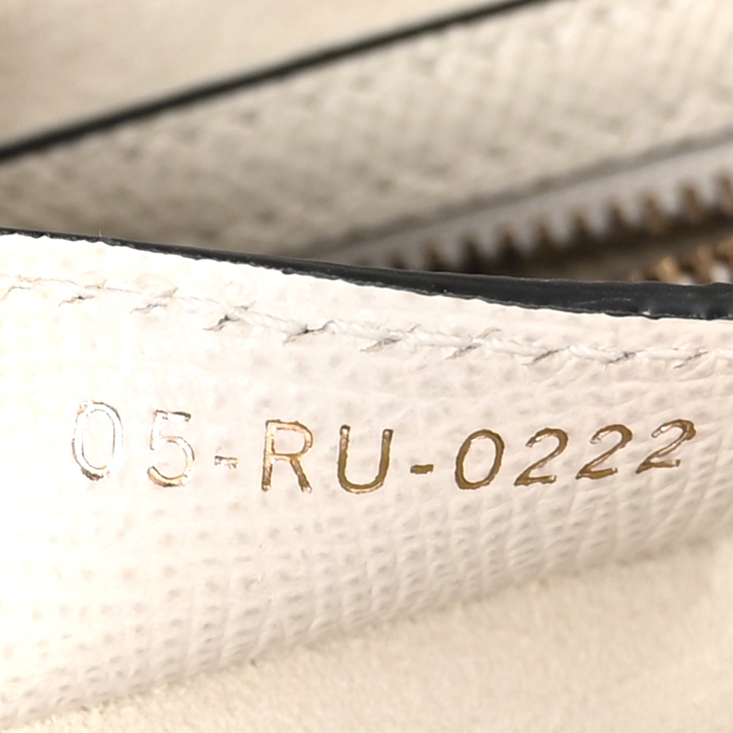 Grained Calfskin Saddle Bag White