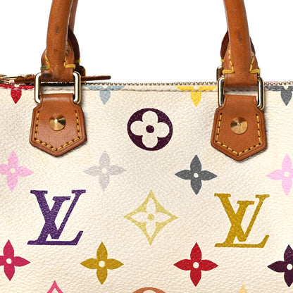 Louis Vuitton Monogram Multicolor Mini Sac HL Speedy White 7 of 11