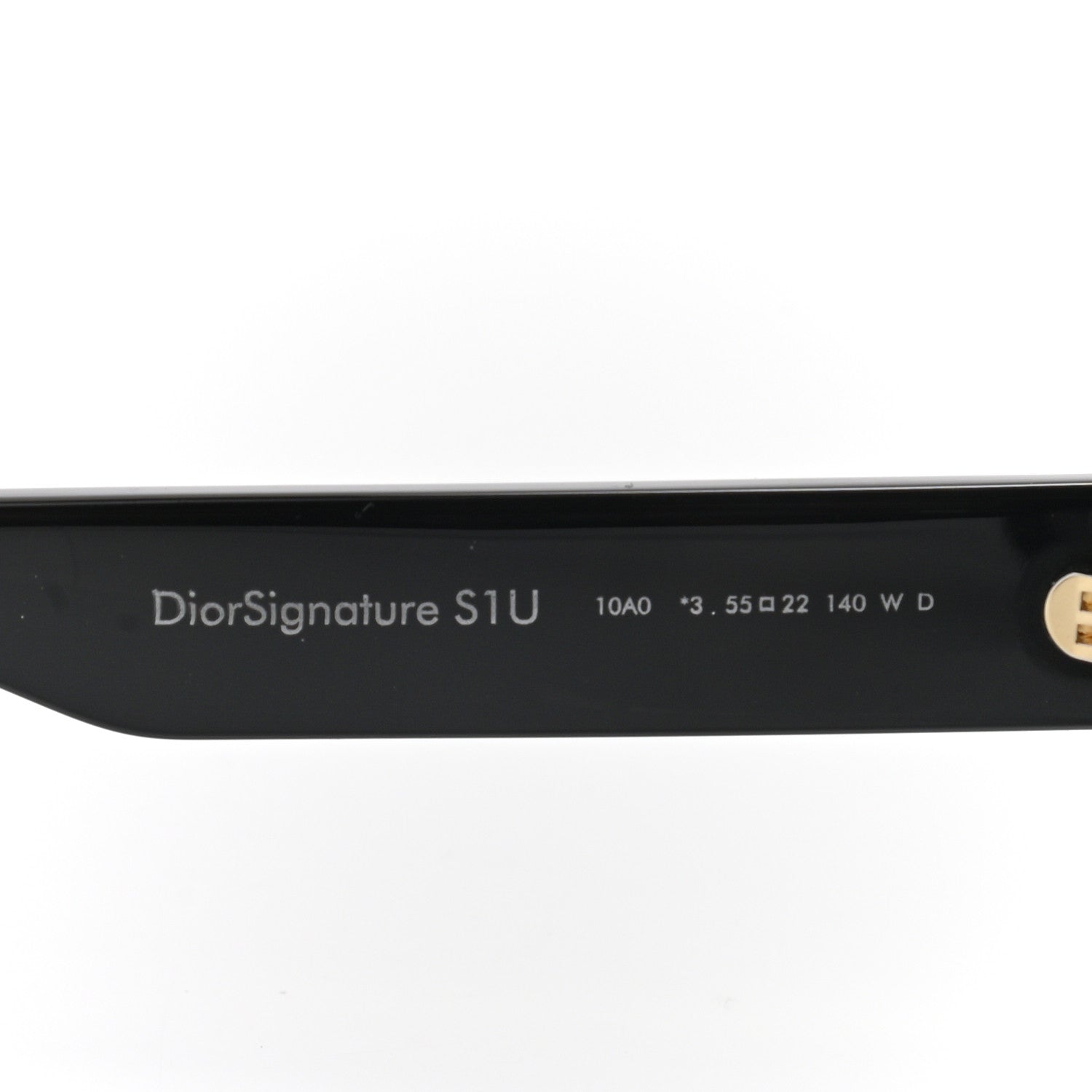 Christian Dior Acetate Diorsignature S1U Square Sunglasses Black 6 of 10