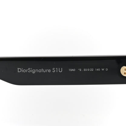 Christian Dior Acetate Diorsignature S1U Square Sunglasses Black 6 of 10