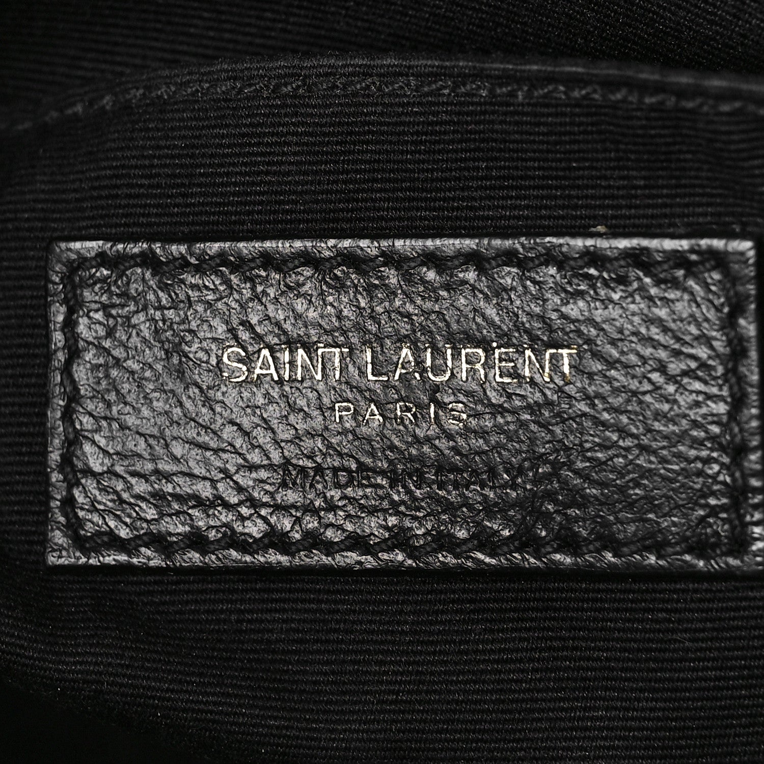 Saint Laurent Calfskin Matelasse Monogram Lou Camera Bag Black 6 of 9