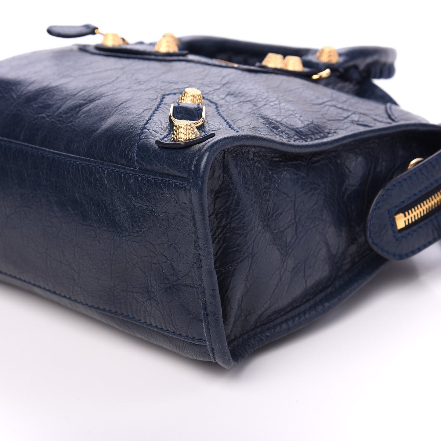 Agneau Giant 12 Gold Hardware S City Bleu Obscur