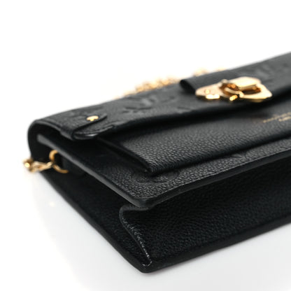 Louis Vuitton Empreinte Vavin Chain Wallet Black 7 of 8