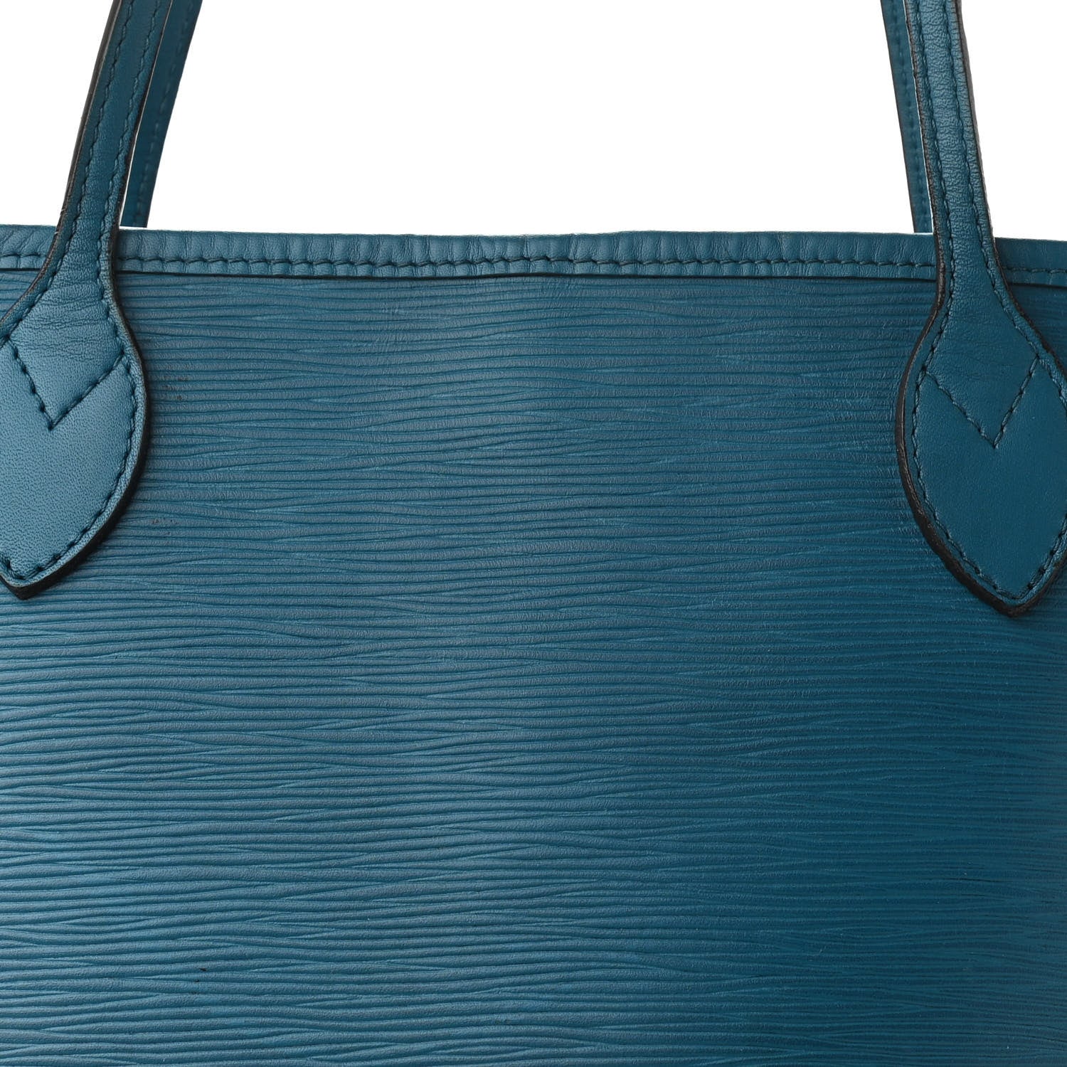 Louis Vuitton Epi Neverfull MM Cyan 9 of 13