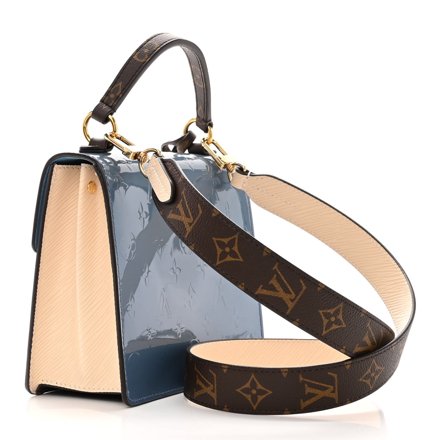 Vernis Epi Monogram Spring Street Light Blue