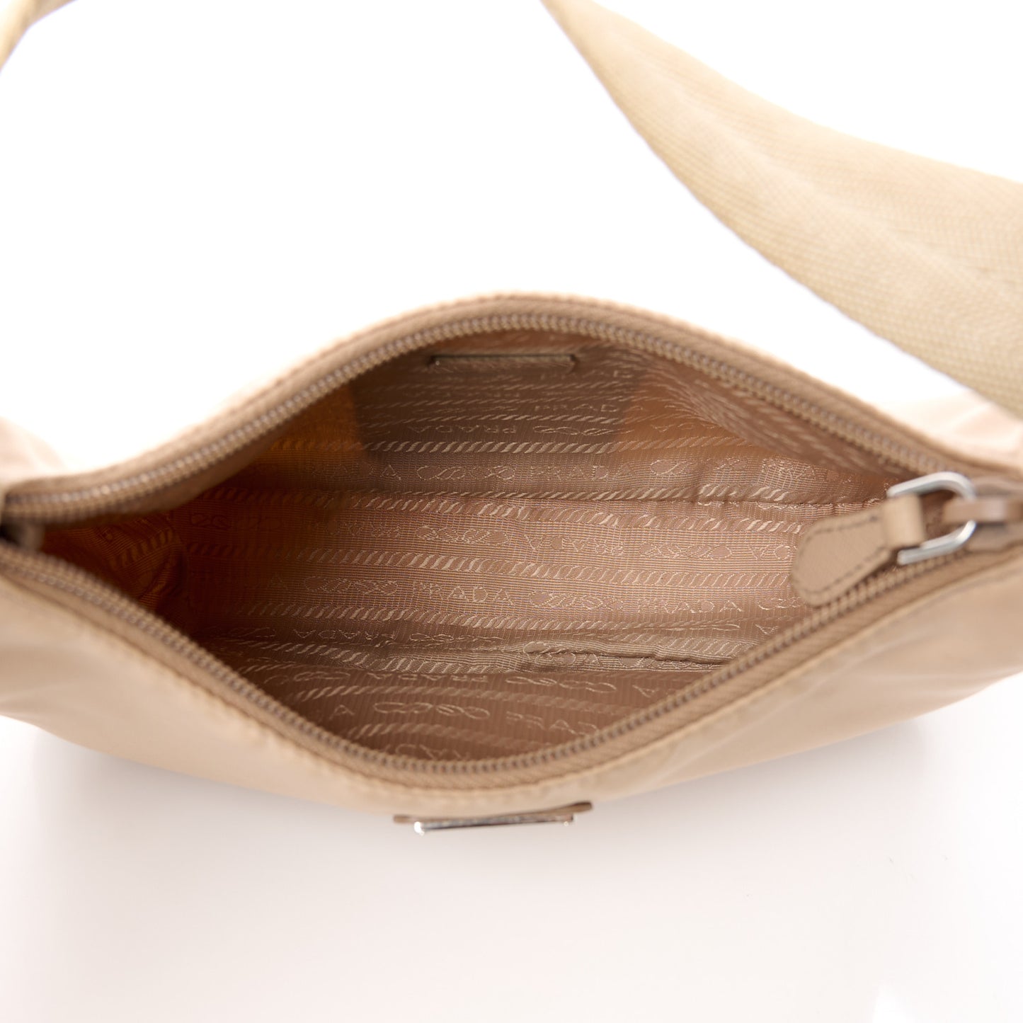 Re-Nylon Saffiano Mini Re-Edition 2000 Bag Deserto