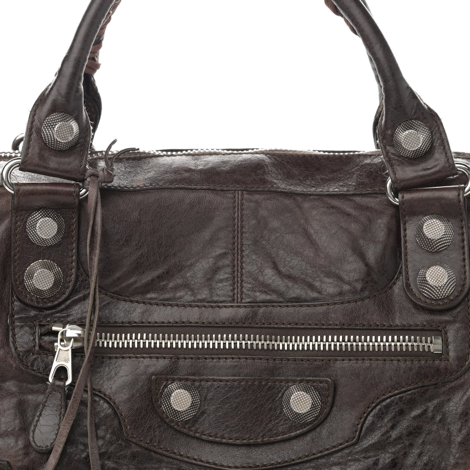 Balenciaga Agneau Giant 21 Silver Hardware Work Charbon 7 of 13