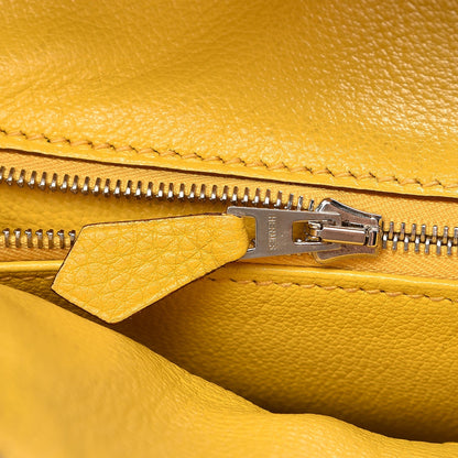 Hermes Taurillon Clemence JPG Shoulder Birkin II Soleil 15 of 39