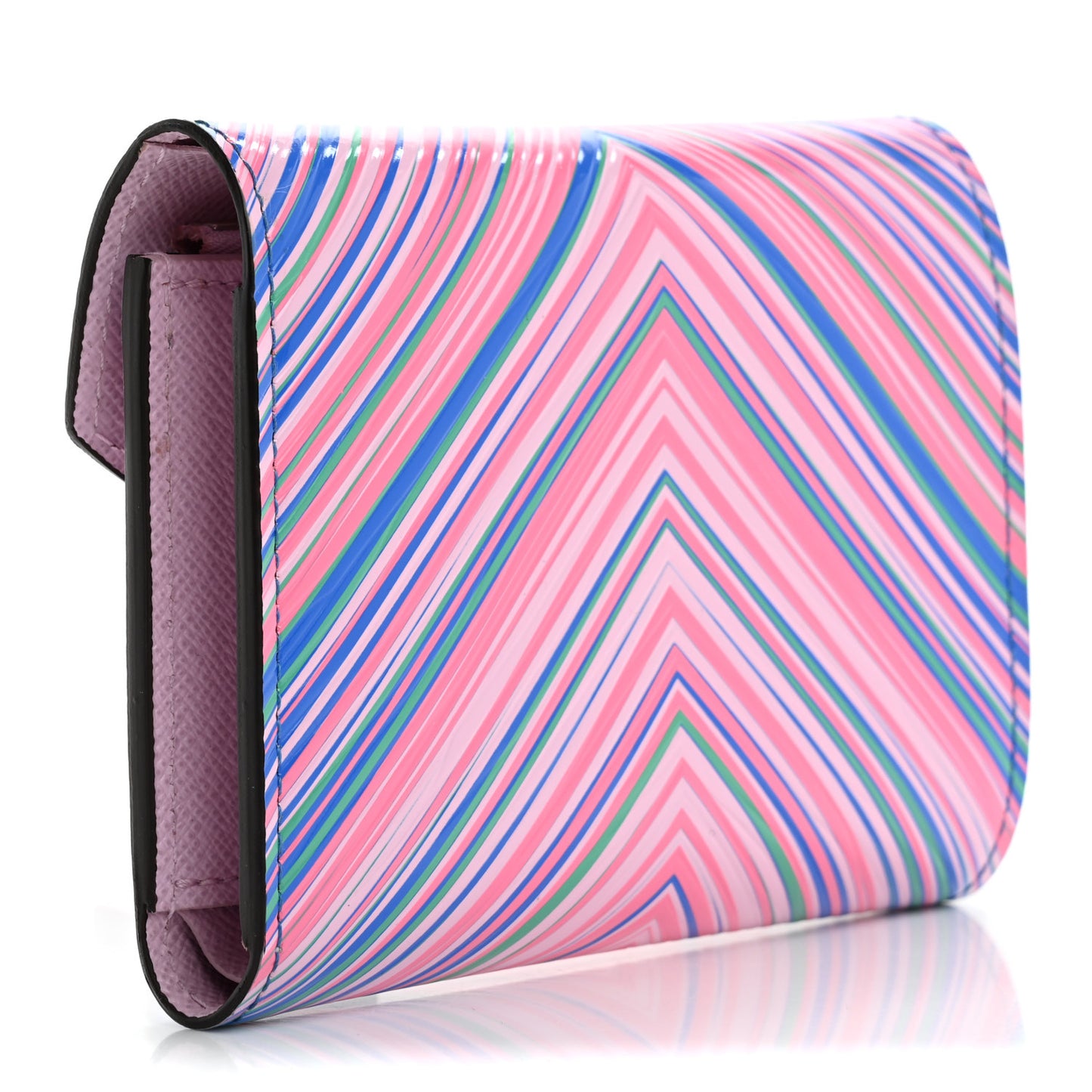 Epi Tropical Victorine Wallet Blue Rose