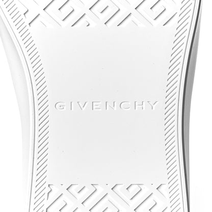 Givenchy Calfskin Band Logo Womens Urban Street Sneakers 39 White Black 6 of 10