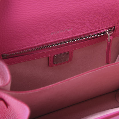 MCM Calfskin Patricia Small Crossbody Bag Pink 8 of 9