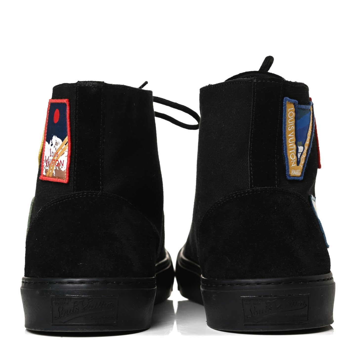 Canvas Alps Tattoo Sneaker Boots 9 Black