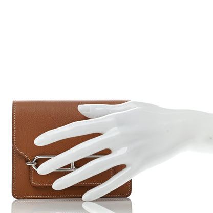 Hermes Evercolor Roulis Slim Wallet Gold 2 of 7