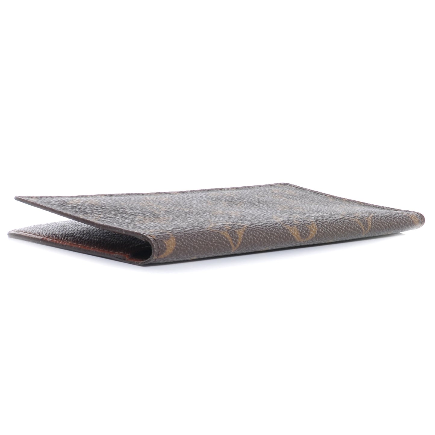 Monogram Simple Checkbook Holder Wallet