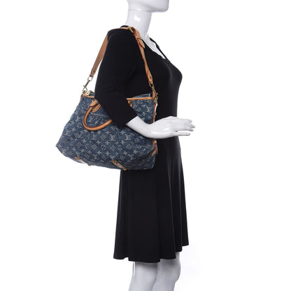 Louis Vuitton Denim Neo Cabby MM Blue 2 of 14