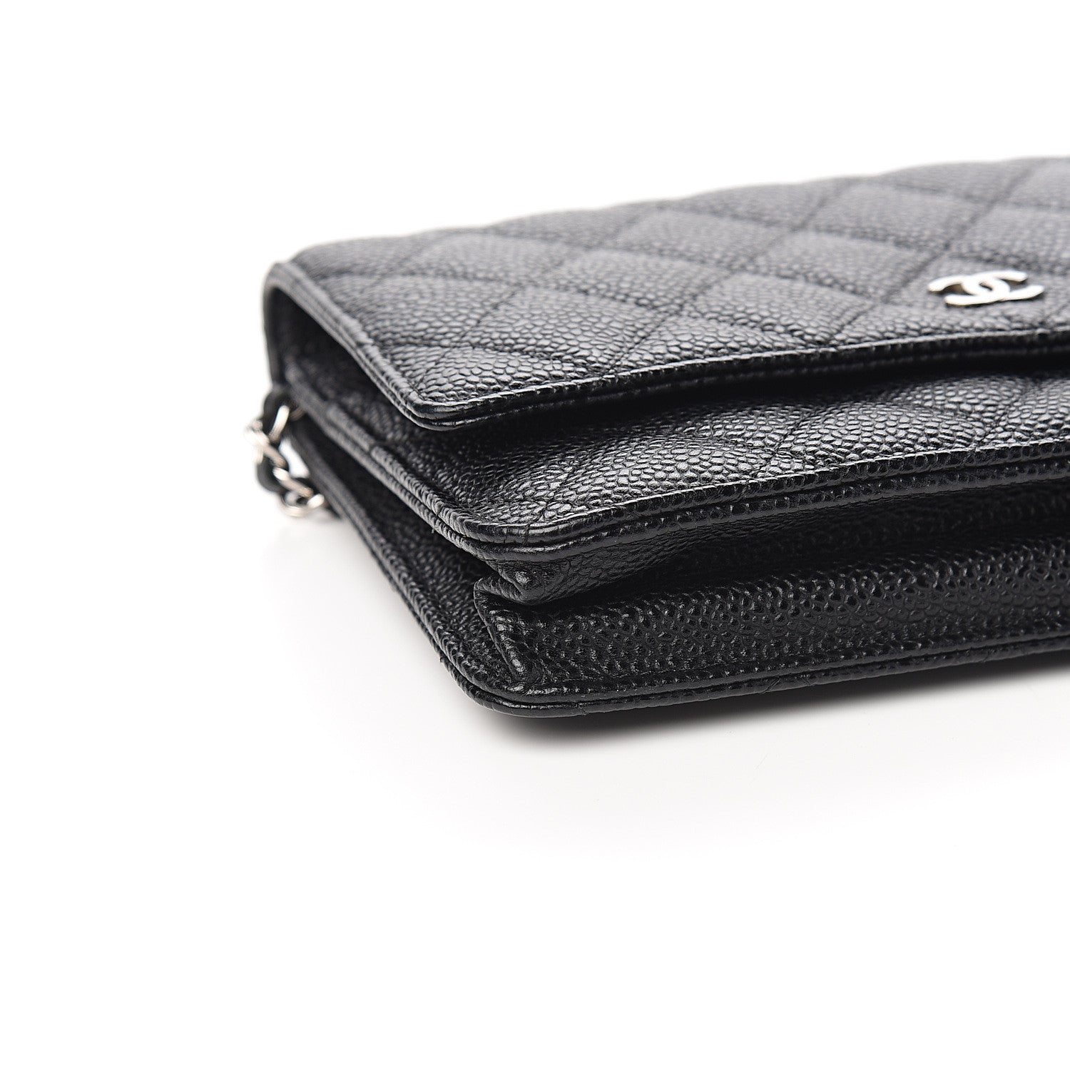 Chanel Caviar Quilted Wallet On Chain WOC Black 8 of 11