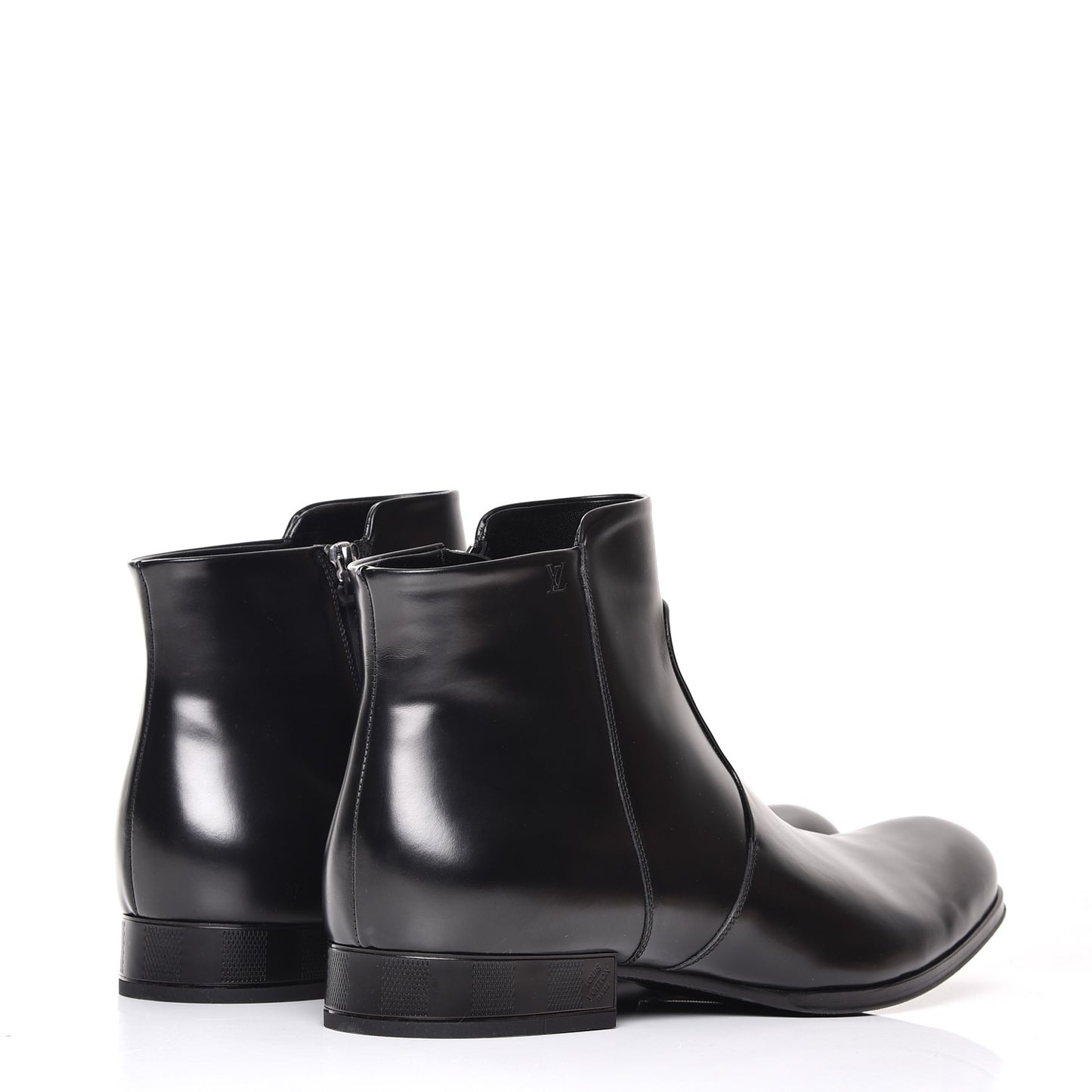 Calfskin Chelsea Ankle Boots 12 Black