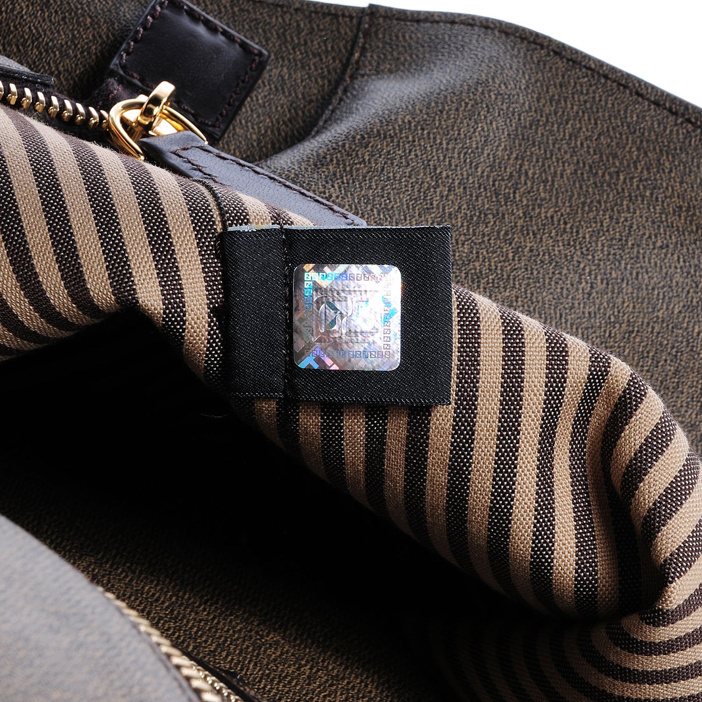 Zucca Spalmati Medium Roll Tote Tobacco Moro