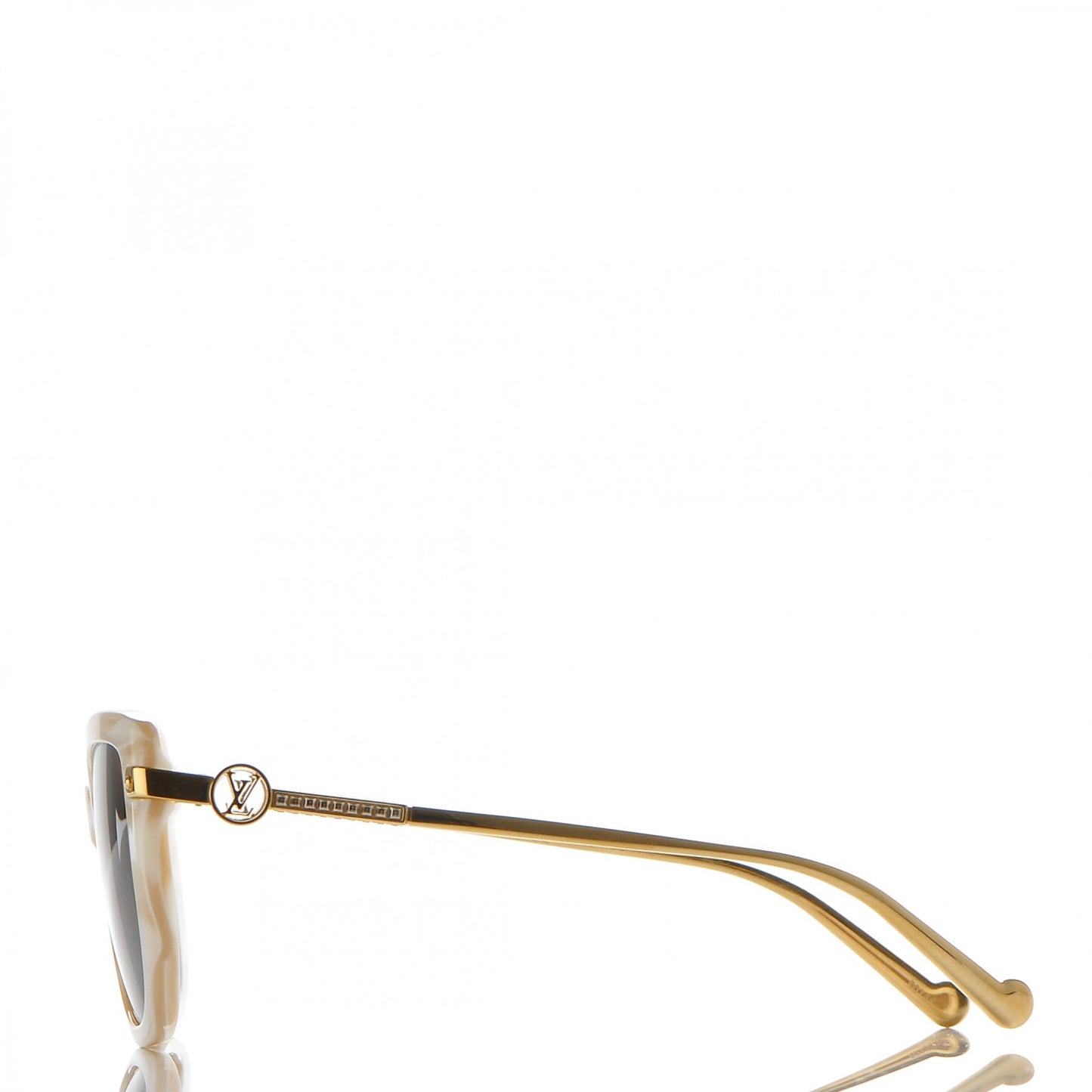 Acetate Shiny Charlotte Sunglasses Z0874W Creme