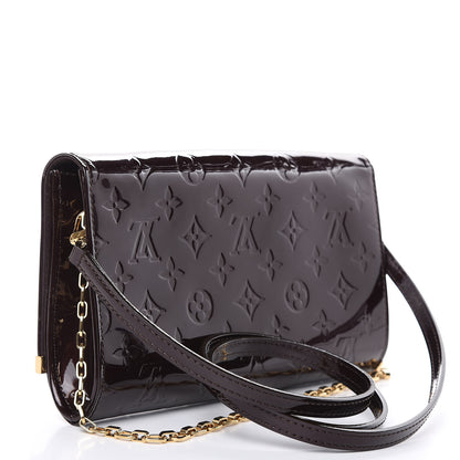 Louis Vuitton Vernis Ana Clutch Amarante 3 of 9