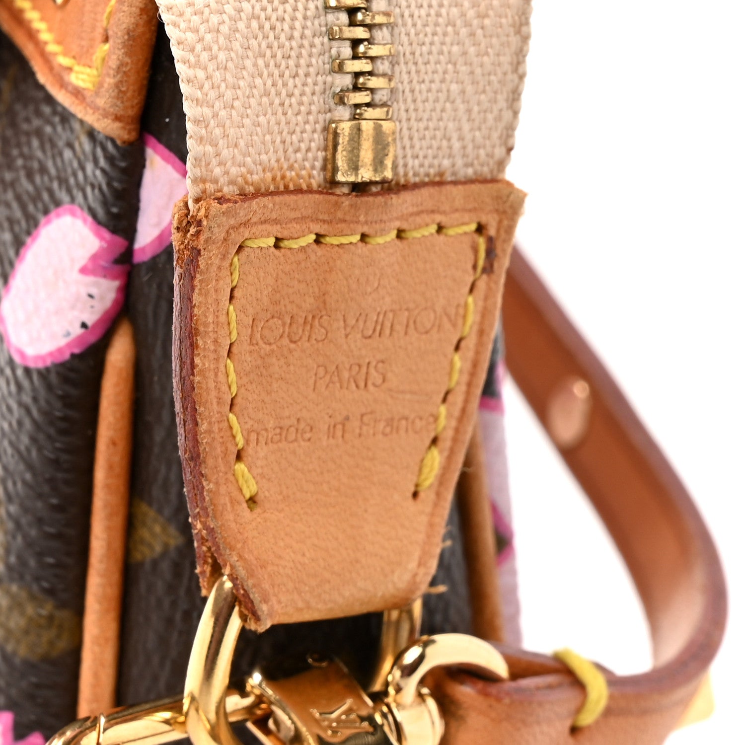 Louis Vuitton Monogram Cherry Blossom Pochette Accessories Brown 6 of 16