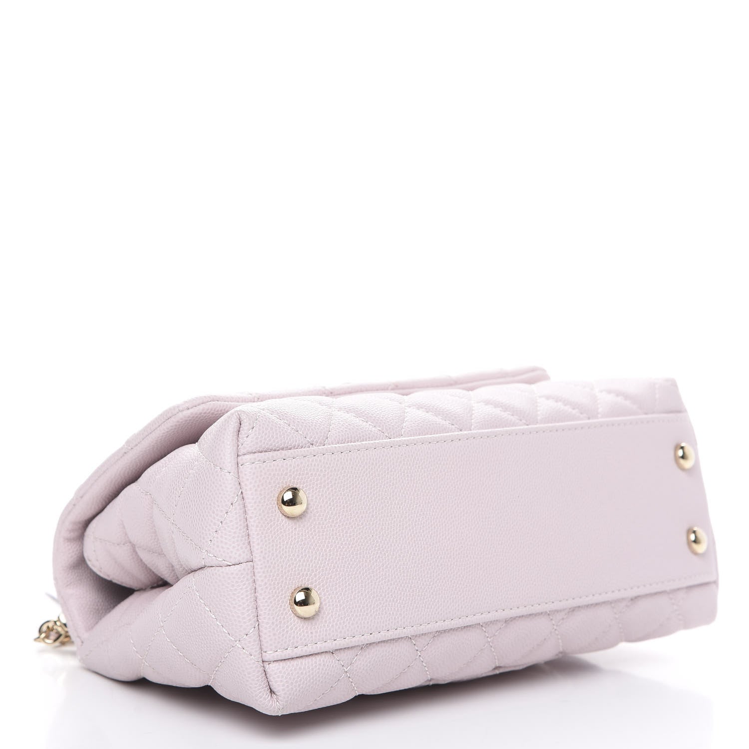 Chanel Caviar Quilted Mini Coco Handle Flap Lilas Lilac 3 of 10