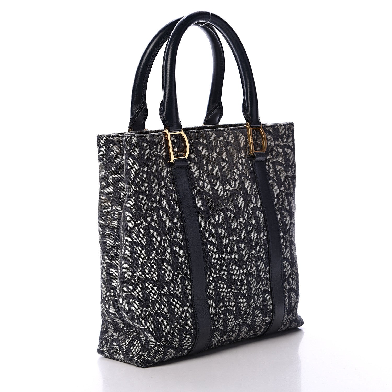 Christian Dior Monogram Tote Blue 2 of 13