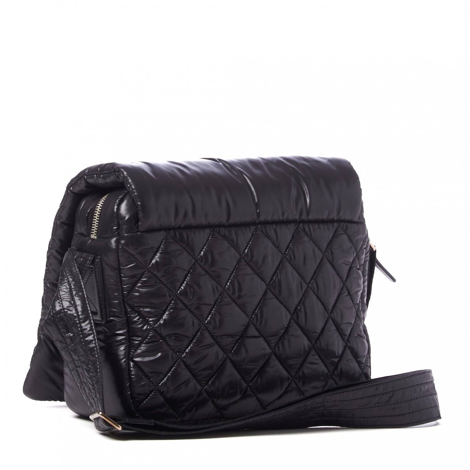 Chanel Nylon Small Coco Cocoon Messenger Bag Black 2 of 10