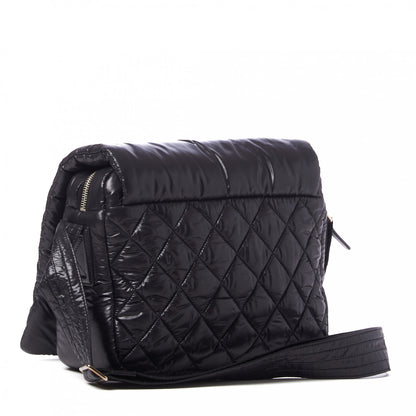 Chanel Nylon Small Coco Cocoon Messenger Bag Black 2 of 10