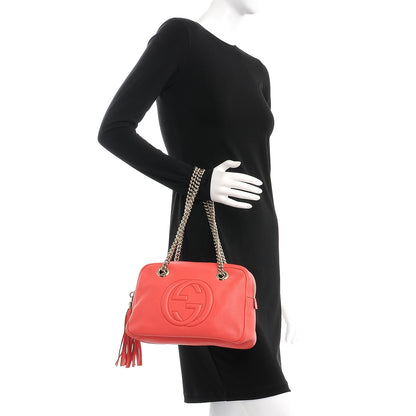 Gucci Pebbled Calfskin Small Soho Bowler Begonia Pink 2 of 9
