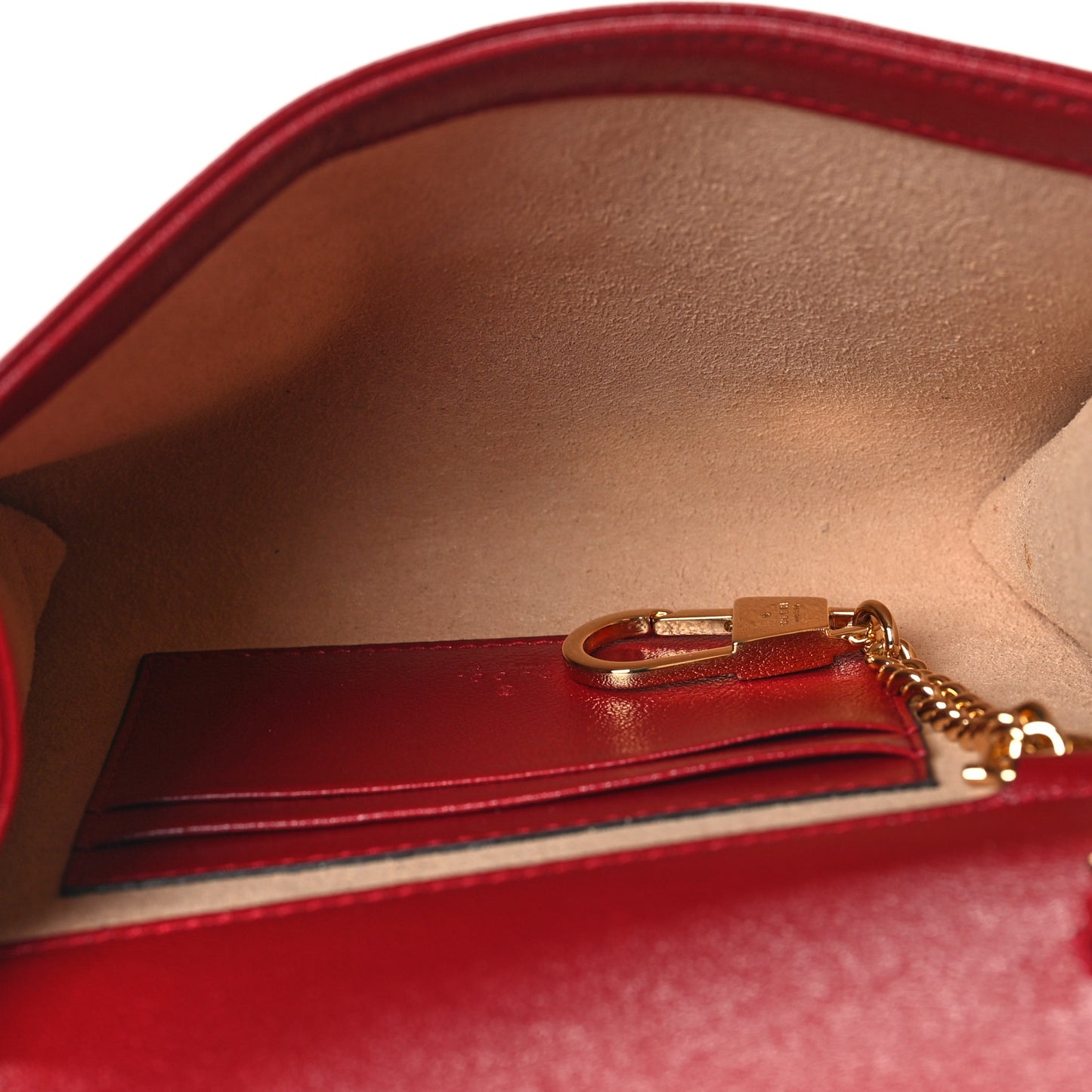 Textured Calfskin Web Mini Rajah Slim Flap Shoulder Bag Romantic Cherry