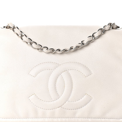 Chanel Caviar Large Timeless CC Flap White 11 of 11