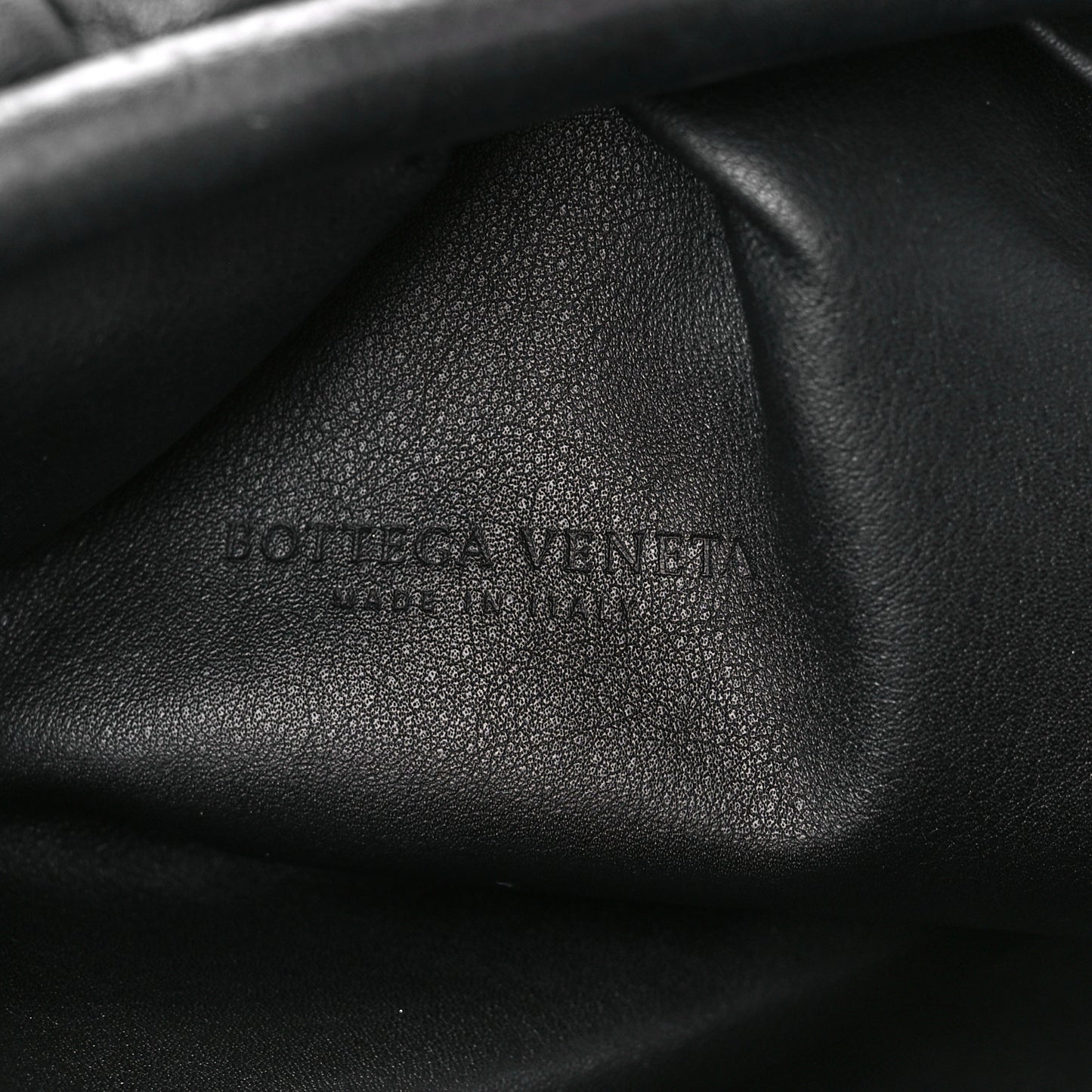 Smooth Butter Calf The Pouch Oversized Clutch Black