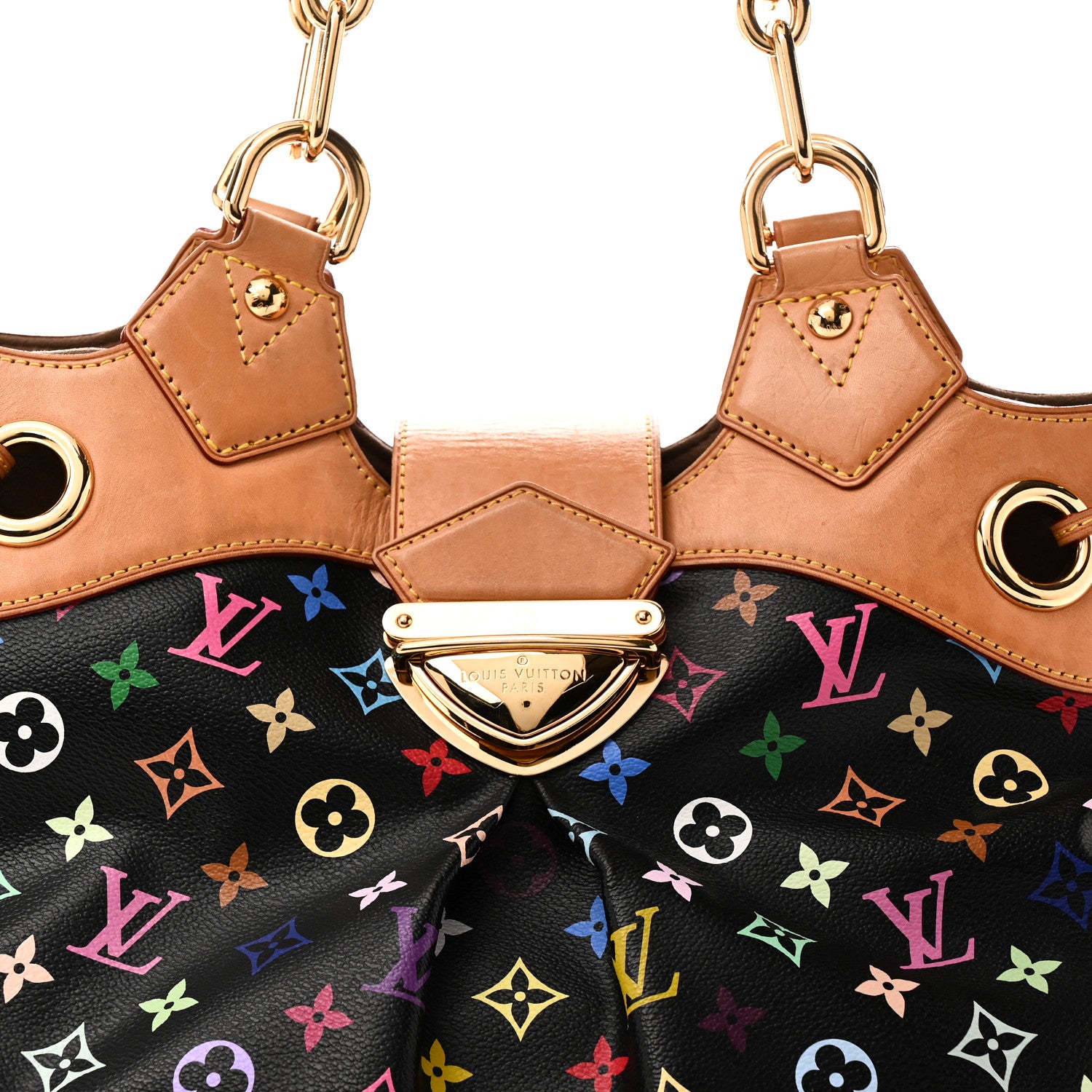 Louis Vuitton Monogram Multicolor Ursula Black 7 of 11