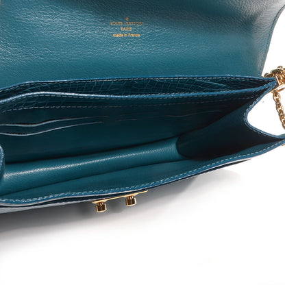 Louis Vuitton Alligator Shoulder Bag Blue Special Order 6 of 7