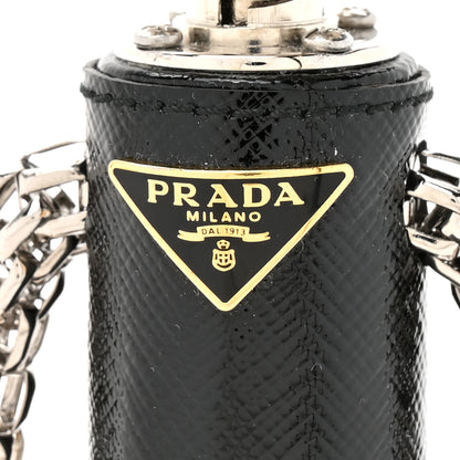 Prada Saffiano Vernice Robot Edward Hook Trick Keychain 3 of 3