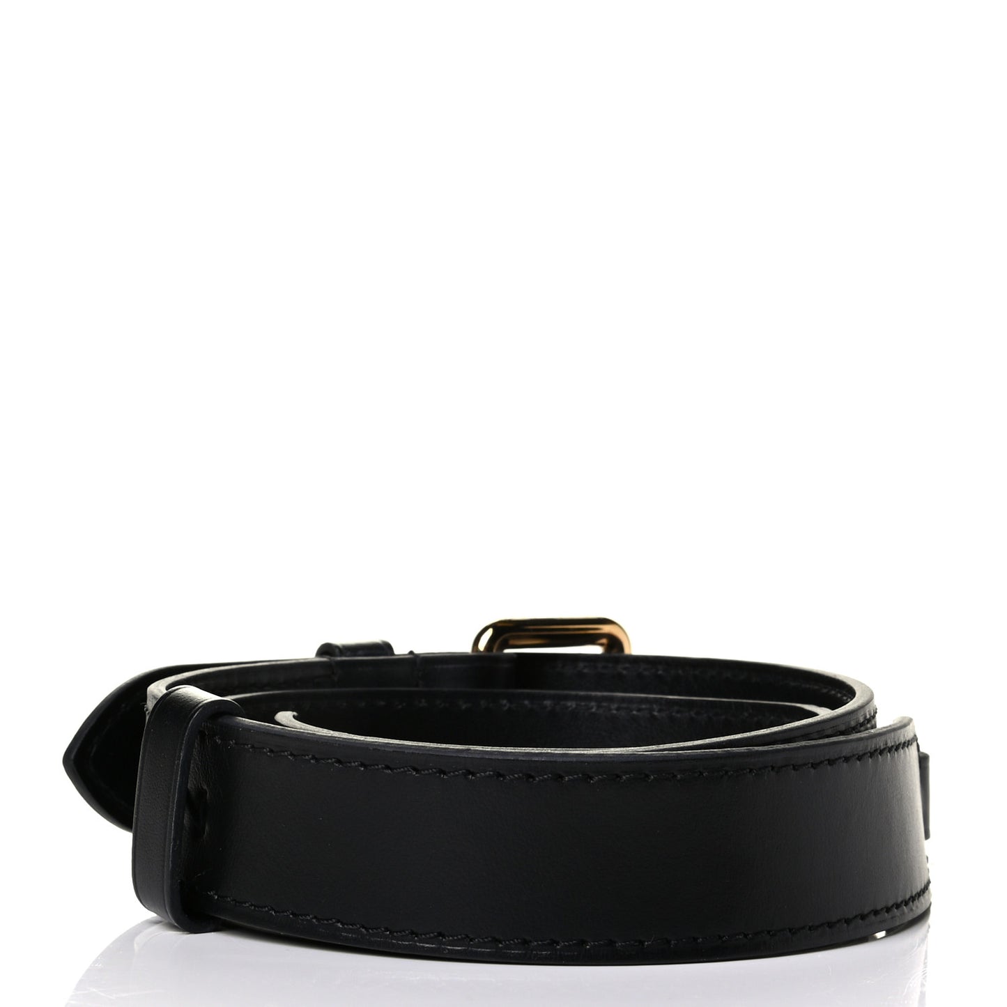 Calfskin Adjustable Odeon Shoulder Strap Black