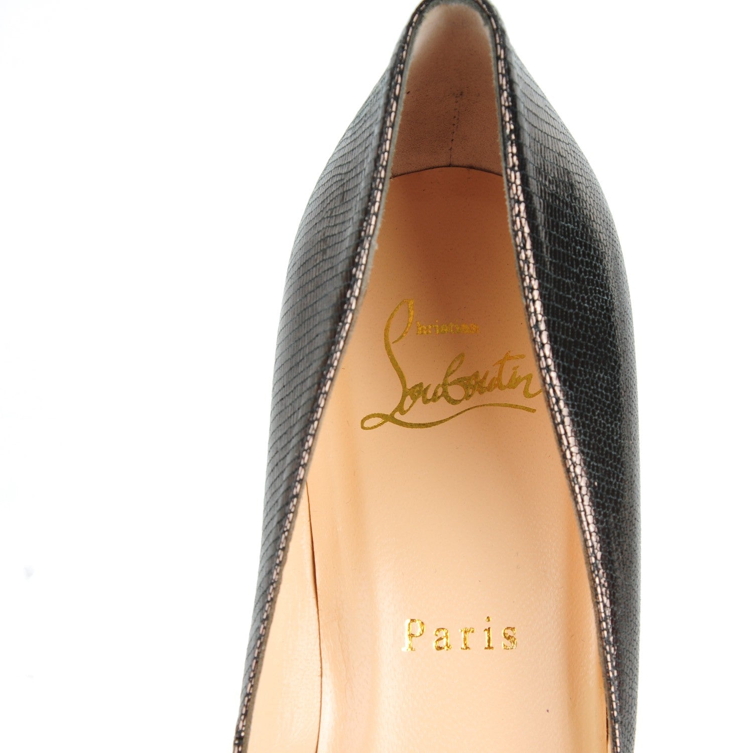 Christian Louboutin Facette Laminato Pigalle 85 Pumps 38 Anthracite 7 of 9